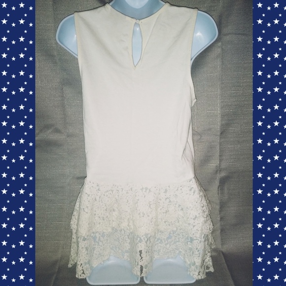 WHO WHAT WHERE sleeveless peplum top - Picture 2 of 5